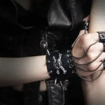Bracelet "tête de mort" et bagues