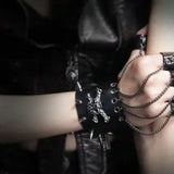 Bracelet "tête de mort" et bagues