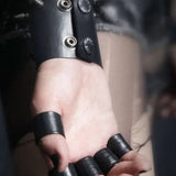 Bracelet "tête de mort" et bagues