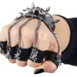 Bracelet "tête de mort" et bagues