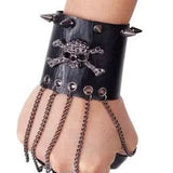 Bracelet "tête de mort" et bagues