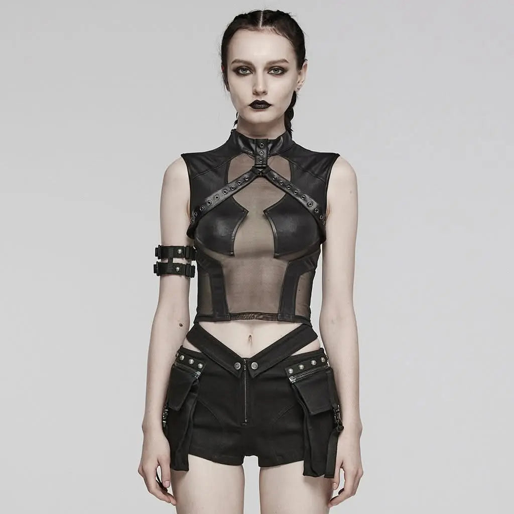 Calliope Mesh Top - PunkRave