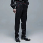 Camazotz Straight Fit Pants - Black and Red PunkRave
