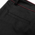 Camazotz Straight Fit Pants - Black and Red PunkRave