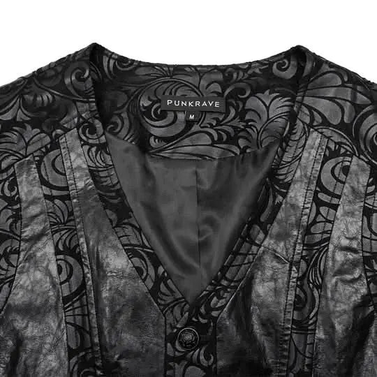 Candlemass Printed Waistcoat - PunkRave