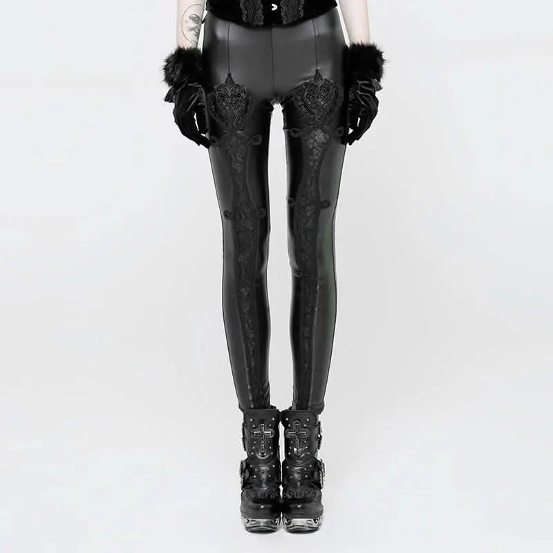 Cathedral Arch Leggings - Black - PunkRave