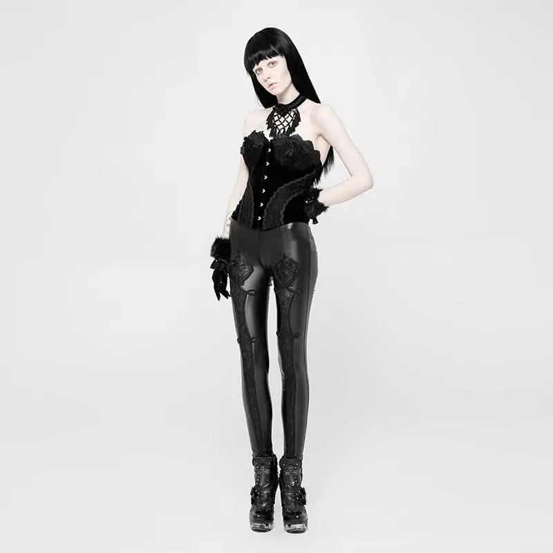 Cathedral Arch Leggings - Black - PunkRave