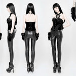 Cathedral Arch Leggings - Black - PunkRave