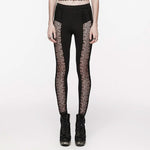 Celestial Summer Hollow-Out Leggings - PunkRave