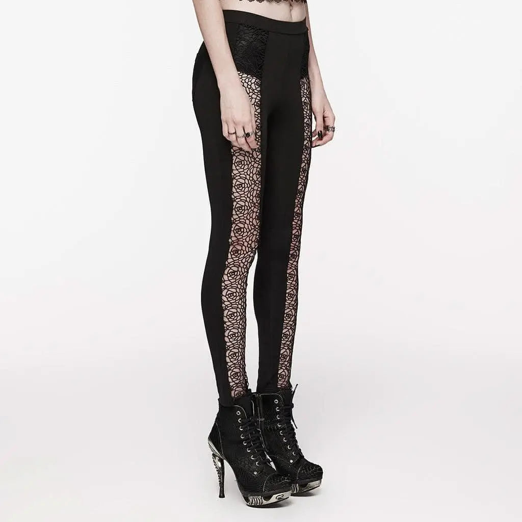 Celestial Summer Hollow-Out Leggings - PunkRave