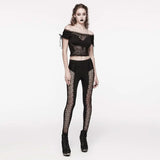 Celestial Summer Hollow-Out Leggings - PunkRave