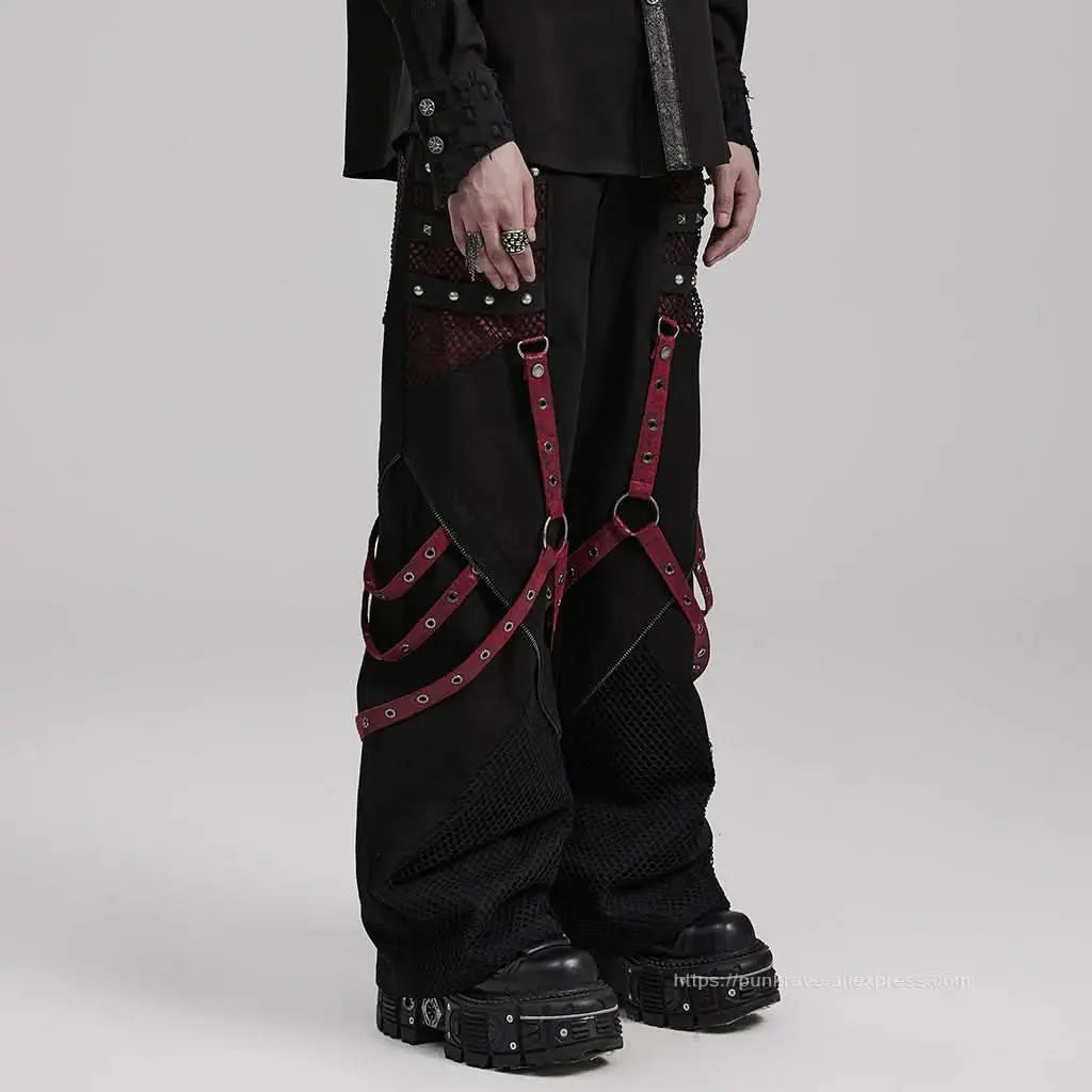 Chaos Combat Straight Trousers - PunkRave
