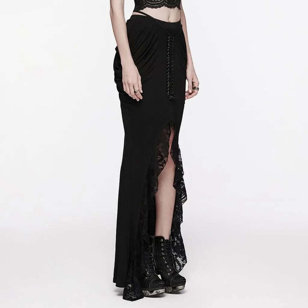 Chiaroscuro Waterfall Skirt - PunkRave