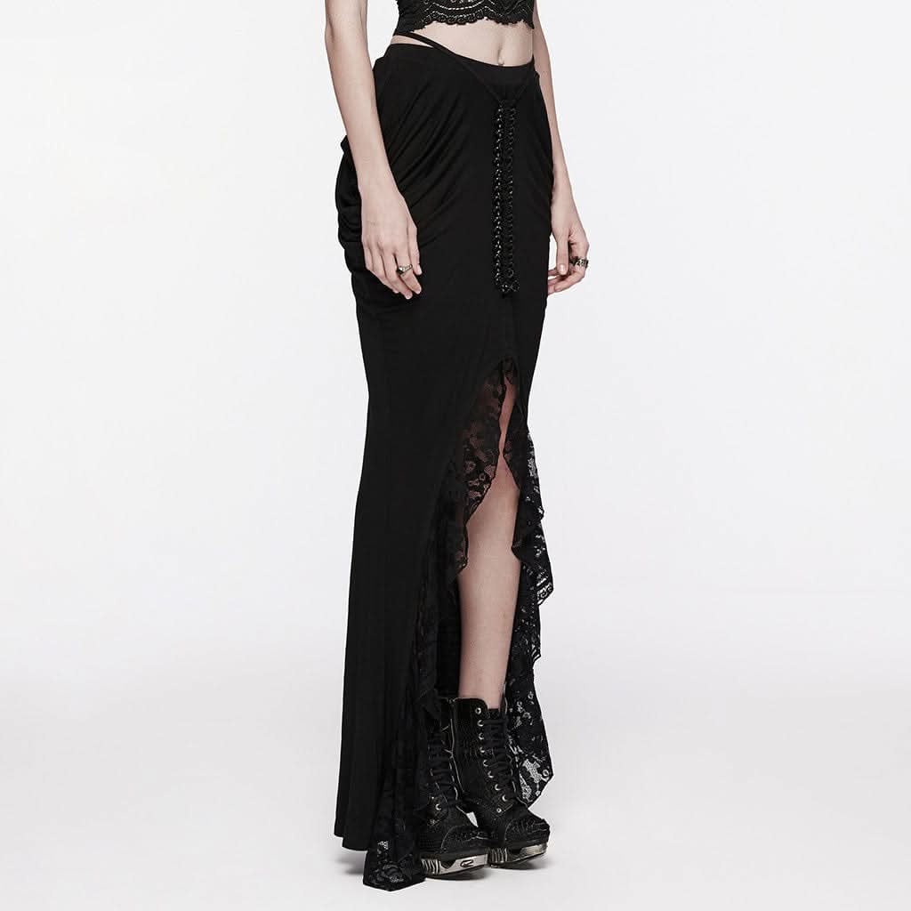 Chiaroscuro Waterfall Skirt - PunkRave