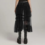 Chroma Tiered Skirt (Dead Eye) - PunkRave