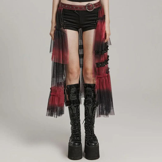 Chroma Tiered Skirt (Red Eye) My Store