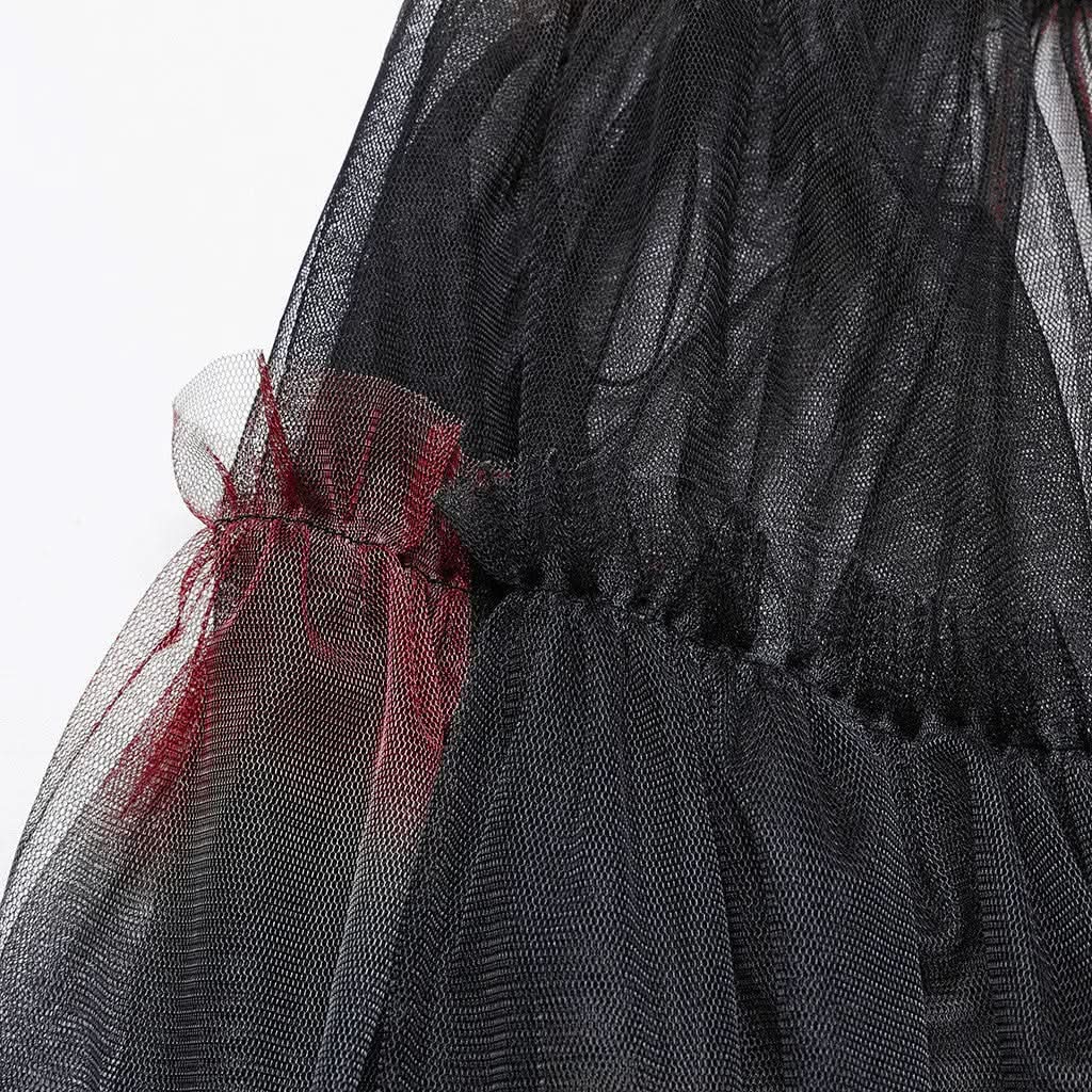 Chroma Tiered Skirt (Red Eye) My Store