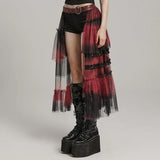 Chroma Tiered Skirt (Red Eye) My Store