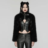 Cindralis Fur Jacket - PunkRave