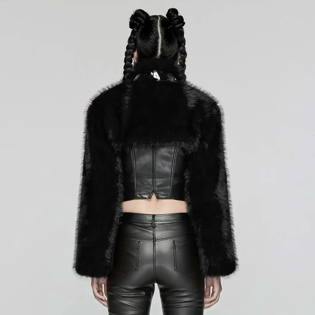 Cindralis Fur Jacket - PunkRave