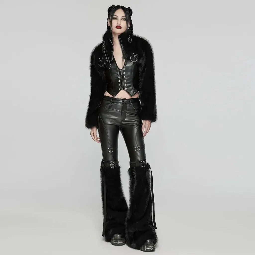 Cindralis Fur Jacket - PunkRave