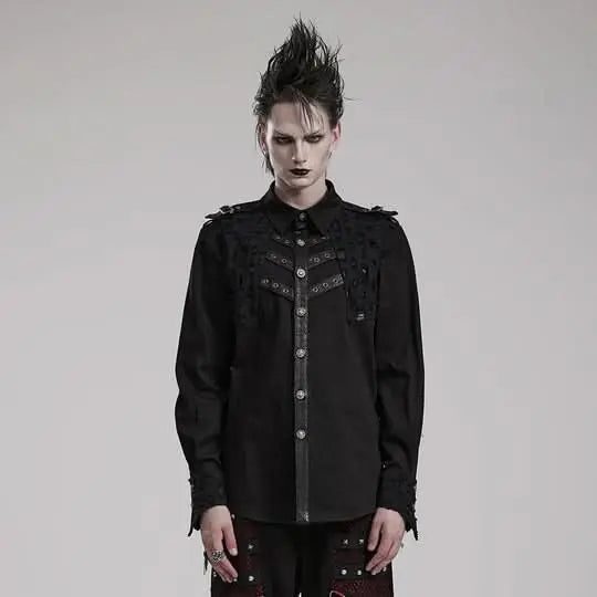 Corpse Paint Dress Shirt - PunkRave