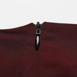 Crepuscular A-Line Skirt Red PunkRave