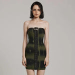 Crescendo Printed Dress (Beetlejuice) - PunkRave