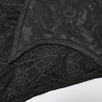 Crimson Cobweb Button-Down Shirt PunkRave