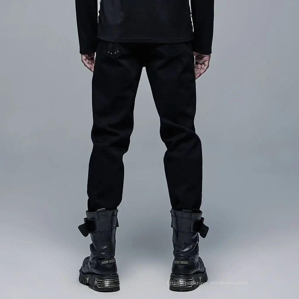 Crucify Studded Trousers - PunkRave