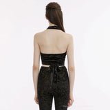 Cthulhu Cropped Halterneck - PunkRave