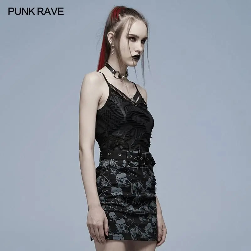 Dark Muse - Punk Mesh Camisole - PunkRave