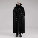 Darkened Desires Fur Collar Cape - PunkRave