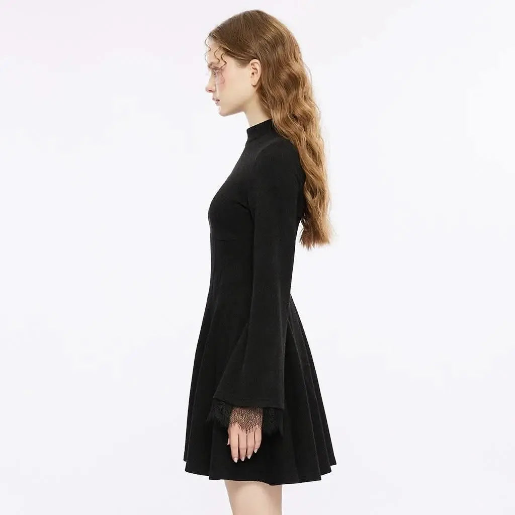 Darkly Ever After - Gothic Minimalistic Dress - PunkRave