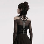 Darkwave PU Body Harness - PunkRave