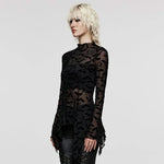 Darkwing Mesh Turtleneck - PunkRave