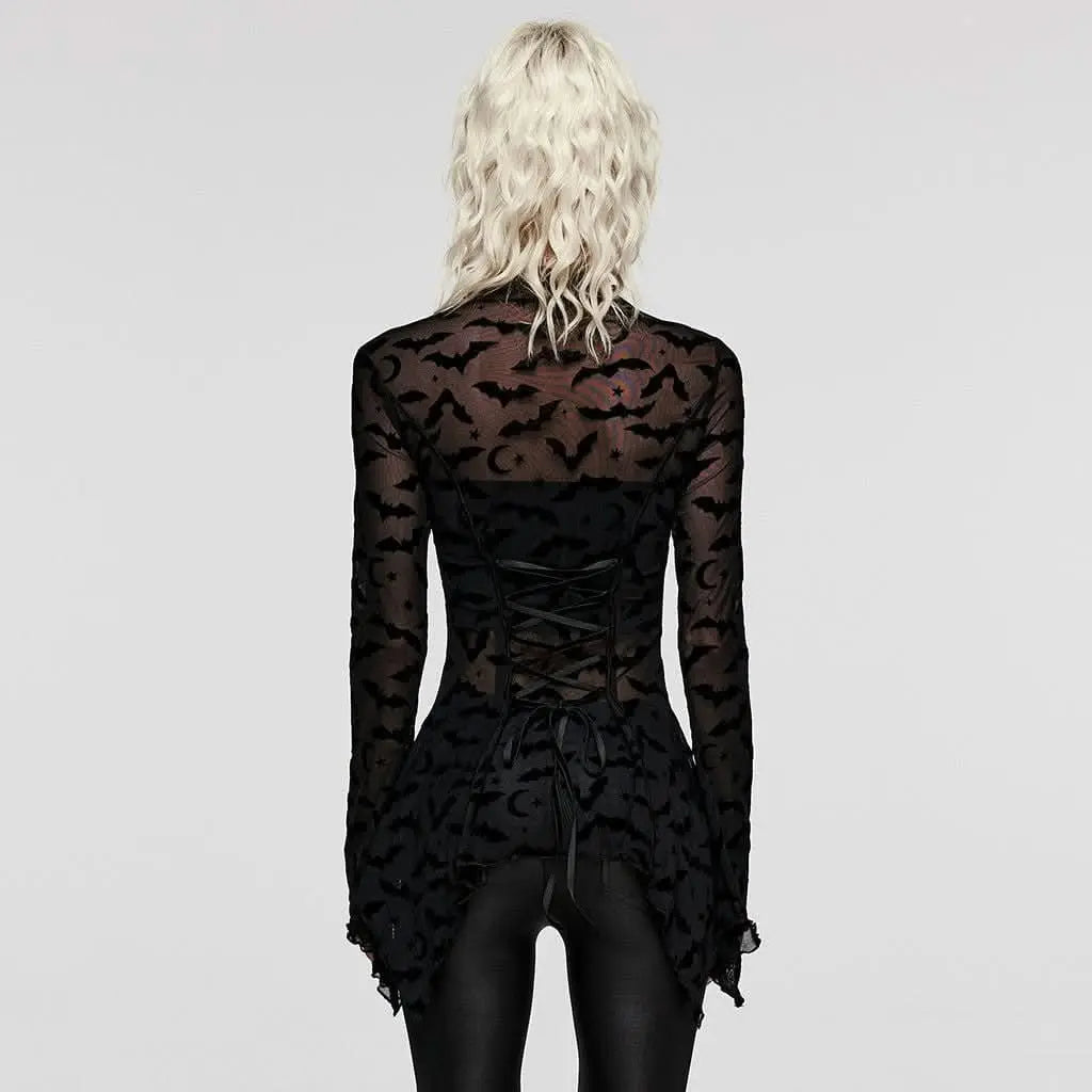 Darkwing Mesh Turtleneck - PunkRave