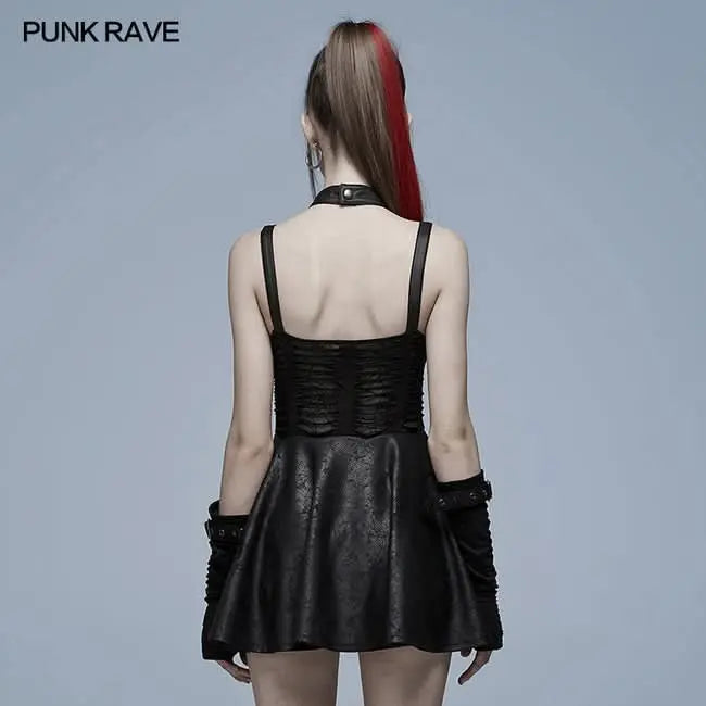Dear Diary Spider Patterned Mesh Dress - PunkRave