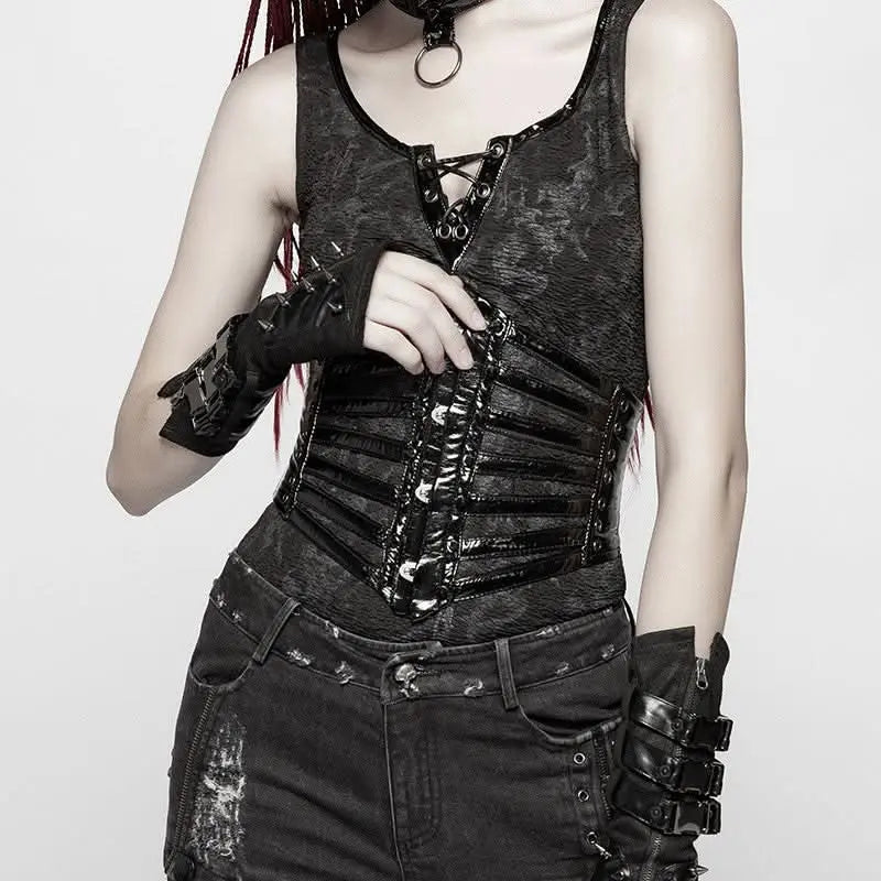 Diaphragm Corset - Glossy - PunkRave