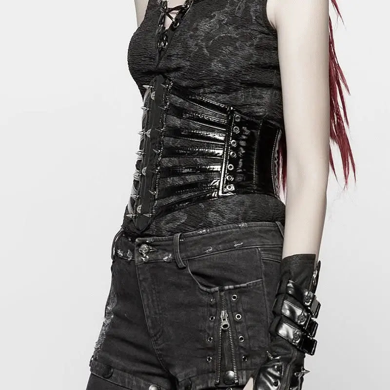 Diaphragm Corset - Glossy - PunkRave