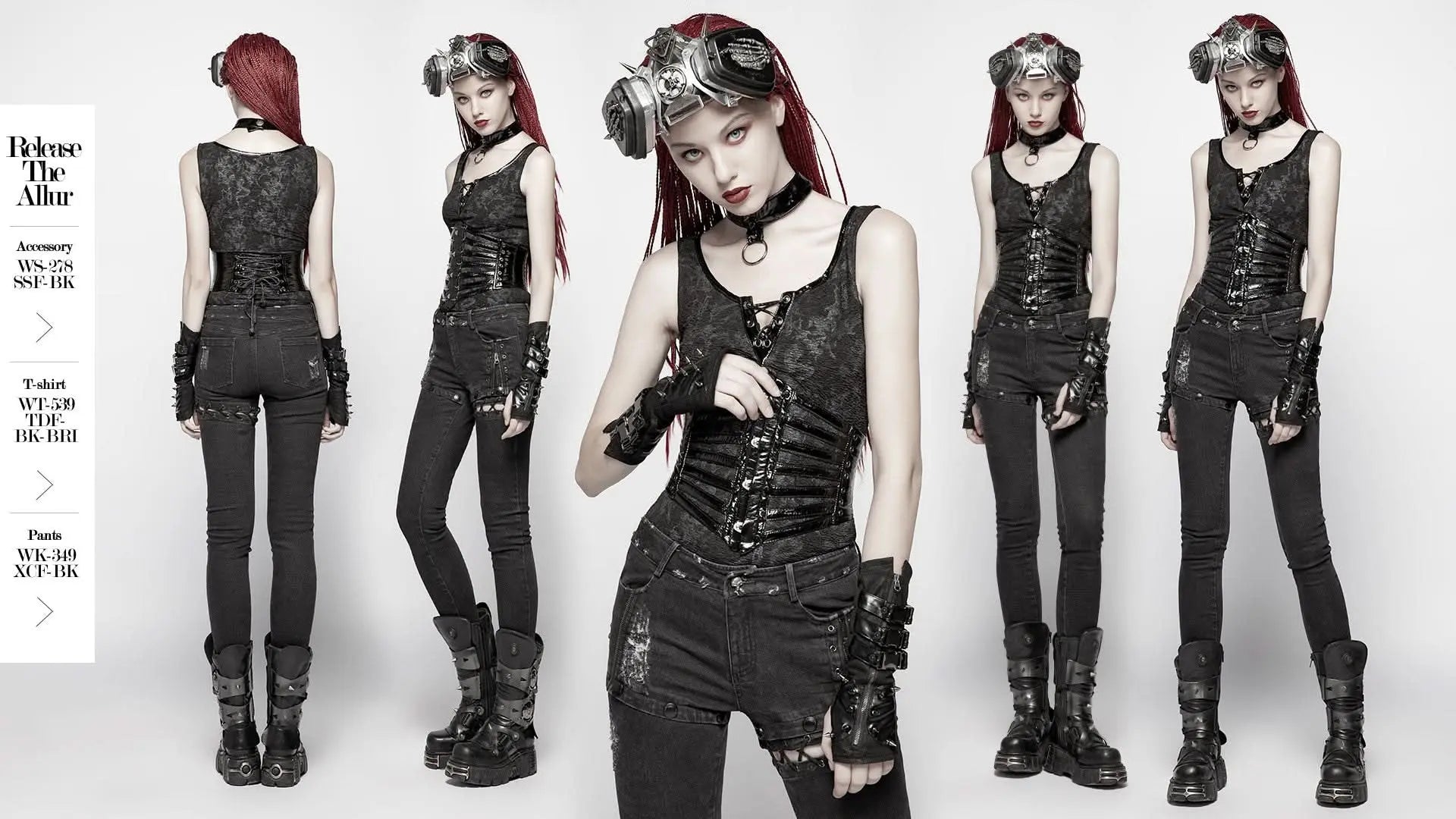 Diaphragm Corset - Glossy - PunkRave
