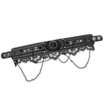 Die With Me Choker With Lace and Chains - PunkRave