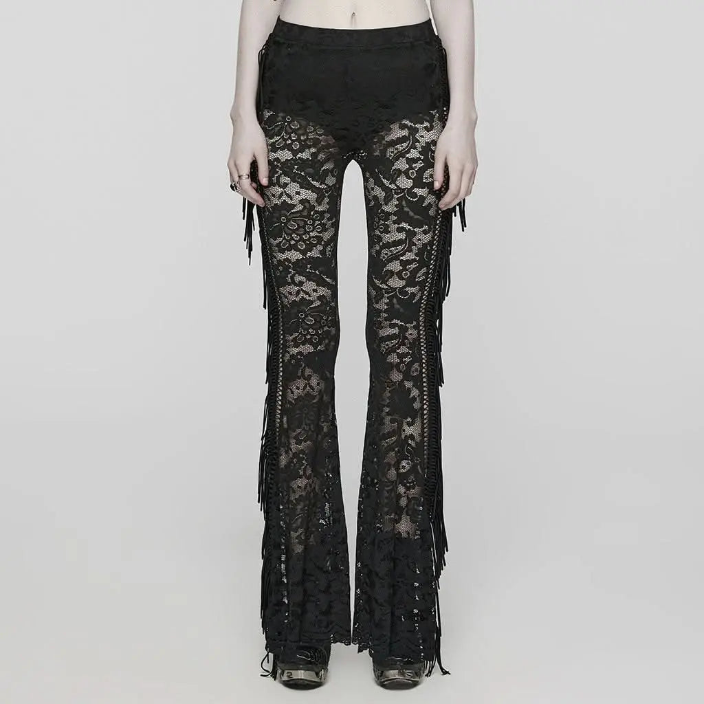 Dorian Flared Leggings (Plague Doctor) - PunkRave