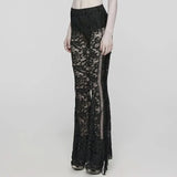 Dorian Flared Leggings (Plague Doctor) - PunkRave