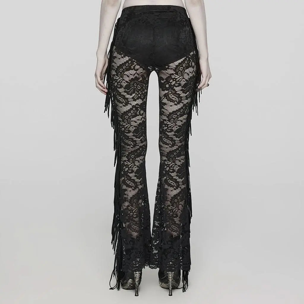 Dorian Flared Leggings (Plague Doctor) - PunkRave