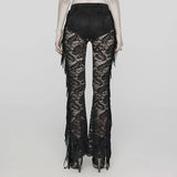 Dorian Flared Leggings (Plague Doctor) - PunkRave