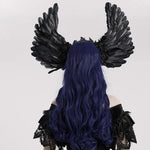 Ebon Labyrinth - Gothic Headpiece with Wings My Store