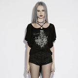 Ebonlace Gothic Panel Top PunkRave