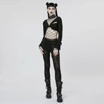 Echo Cropped Mesh Top - PunkRave