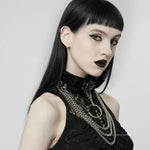 Eclipse Choker (Black) - PunkRave